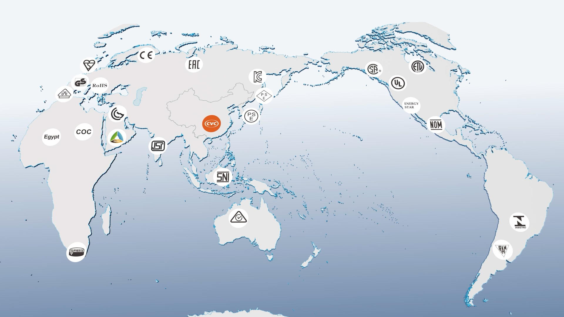 出具的報告和證書獲得全球70多個國家和地區的100多個權威機構的認可，多年來幫助眾多企業快速將產品銷往全球